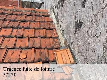 Urgence fuite de toiture 57270