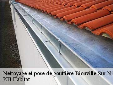 Nettoyage et pose de gouttière  bionville-sur-nied-57220 KH Habitat