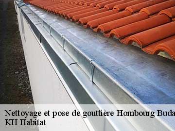 Nettoyage et pose de gouttière  hombourg-budange-57920 KH Habitat