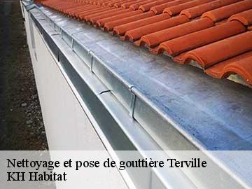 Nettoyage et pose de gouttière terville-57180 KH Habitat